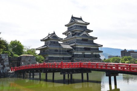 Foto de Castillo de Matsumoto, ciudad de Nagano, Japón - Imagen libre de derechos