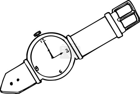 Foto de Boceto ilustración de reloj de pulsera - Imagen libre de derechos