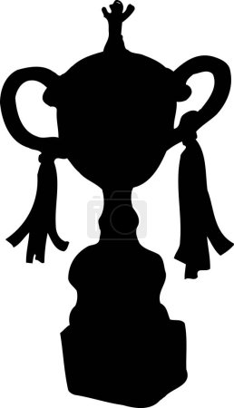 Photo for Cup of trophy on white background - Royalty Free Image