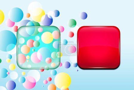 Téléchargez les photos : Concept abstrait bnackground avec bulles volantes colorées - en image libre de droit