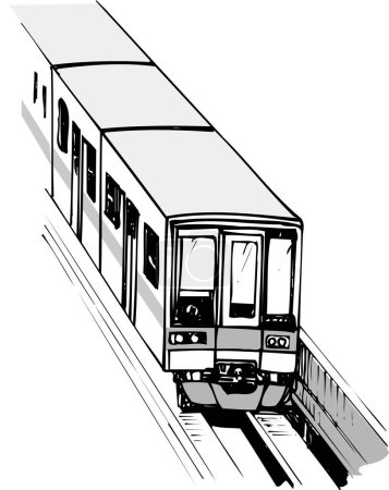 Foto de Boceto ilustración de metro tren - Imagen libre de derechos