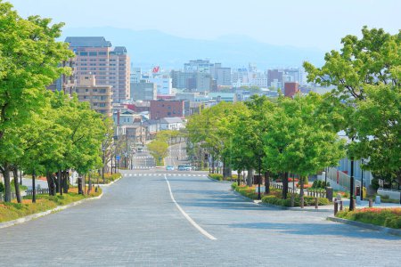 street view of Hakodate, Hokkaido, Japan