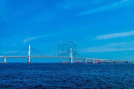 Yokohama Bay Bridge, Präfektur Kanagawa, Japan