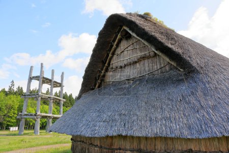 San'nai-Maruyama iseki Special Historical Site in Aomori City in central Aomori Prefecture, Japan. Le site du règlement, point de repère historique