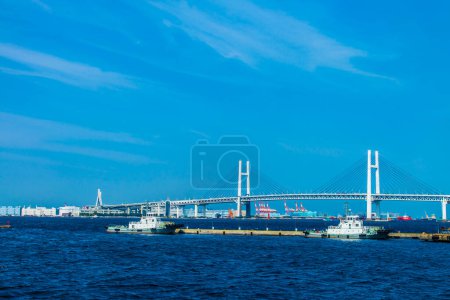 Puente de la Bahía de Yokohama, Prefectura de Kanagawa, Japón