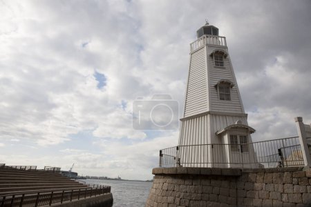 Photo for Old Sakai Lighthouse, Osaka, Japan. - Royalty Free Image