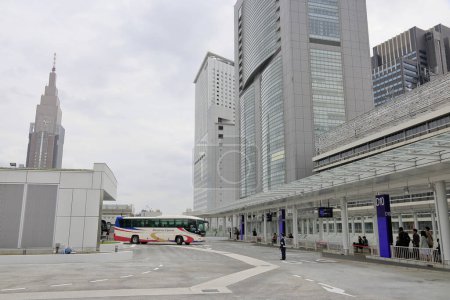 Photo for New Shinjuku Expressway Bus Terminal (Basuta Shinjuku) A major new bus terminal has opened in Tokyos Shinjuku district. - Royalty Free Image