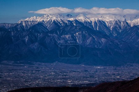 Photo for Snow-covered tops of the mountains - Royalty Free Image
