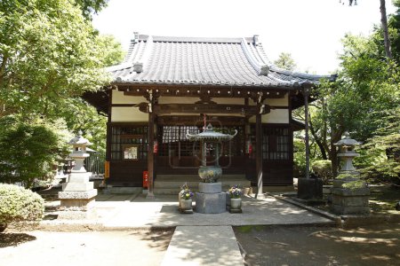 Téléchargez les photos : Vue sur le bâtiment du temple, architecture japonaise traditionnelle - en image libre de droit