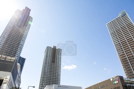 Photo for Modern buildings at Tokyo city street - Royalty Free Image