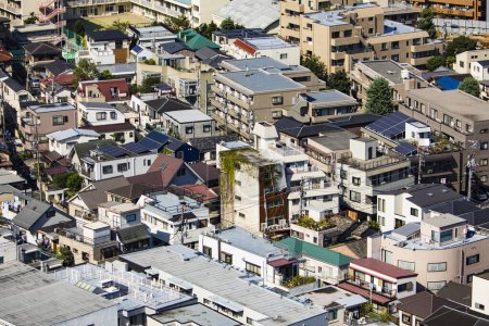 Téléchargez les photos : Tokyo vue sur le paysage urbain d'en haut. Japon - en image libre de droit