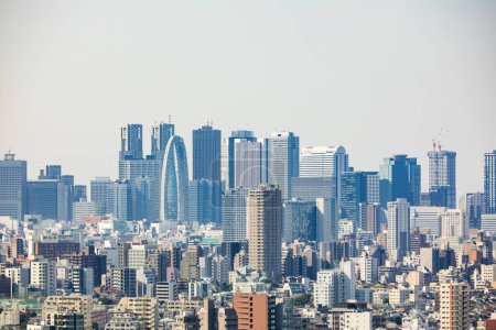 Foto de Vista del paisaje urbano de Tokio desde arriba. Japón - Imagen libre de derechos