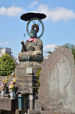 Bronzestatue von Jizo, nördlich des Ueno-Parks