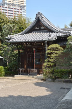 Photo for View of the temple building, traditional japanese architecture - Royalty Free Image
