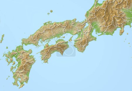 Foto de Ilustración de mapa, imagen en color - Imagen libre de derechos