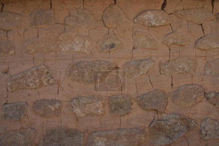 Foto de Pared de piedra antigua textura fondo - Imagen libre de derechos