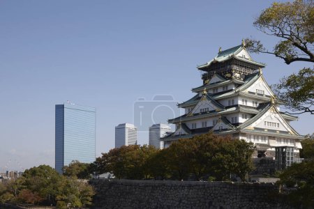 Téléchargez les photos : Château d'Osaka à Osaka, Japon - en image libre de droit