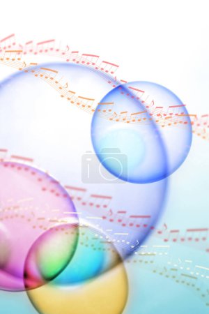 Photo for Abstract background with bubbles - Royalty Free Image