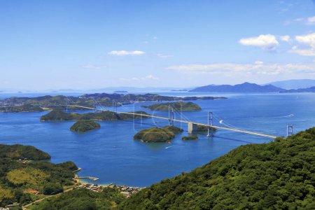 Téléchargez les photos : Vue aérienne du pont sur la mer - en image libre de droit