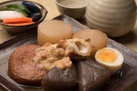Photo for Traditional Japanese food, Kanazawa Oden - Royalty Free Image