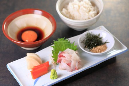 Photo for Close up view of delicious food from japanese cuisine - Royalty Free Image