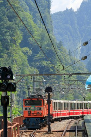 Kurobe Gorge Railway, Kurobe, Toyama, Japan