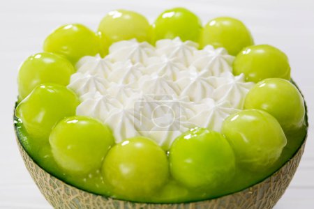 Photo for Sweet and tasty jelly cake, closeup - Royalty Free Image