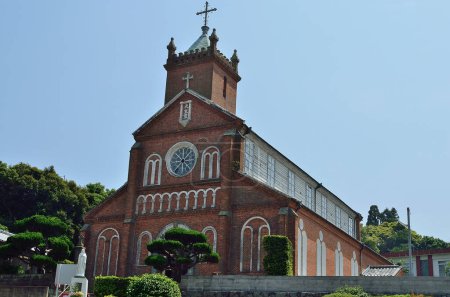 Iglesia católica de Kuroshima en Nagasaki, Japón