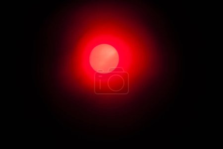 Photo for Red glowing astronomical object. Betelgeuse is a red supergiant star, one of the largest visible to the naked eye - Royalty Free Image