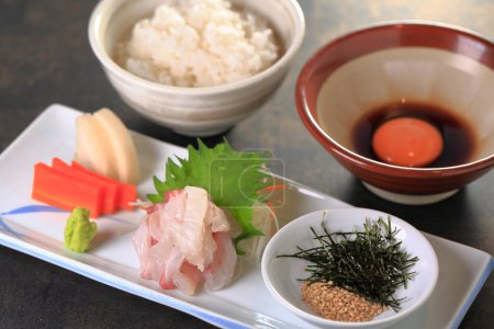 Photo for Close up view of delicious food from japanese cuisine - Royalty Free Image