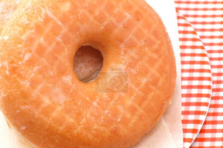 Photo for Close-up view of sweet tasty donuts with sugar and icing - Royalty Free Image