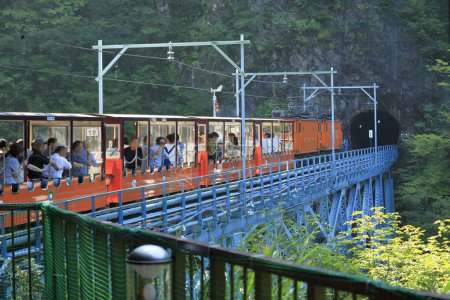 Photo for Kurobe Gorge Railway, Kurobe, Toyama, Japan - Royalty Free Image