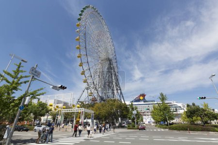 Téléchargez les photos : Tempozan Giant Ferris Wheel, Osaka, Japon - en image libre de droit