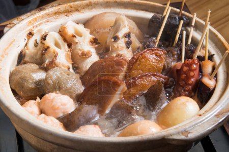 Téléchargez les photos : Oden nabe hotpot, cuisine traditionnelle japonaise - en image libre de droit