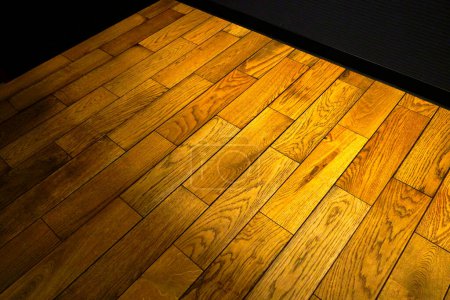 Téléchargez les photos : Planches de bois marron fond texturé, gros plan - en image libre de droit