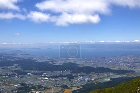 Téléchargez les photos : Belle vue depuis le sommet du Mt. Ibuki, Japon - en image libre de droit