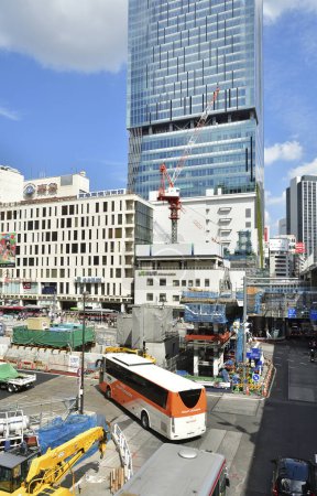 Photo for Street view around Shibuya station south exit, Japan - Royalty Free Image