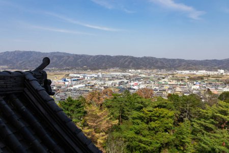 Téléchargez les photos : Magnifique panorama de la ville d'Iga, préfecture de Mie dans la région du Kansai au Japon - en image libre de droit