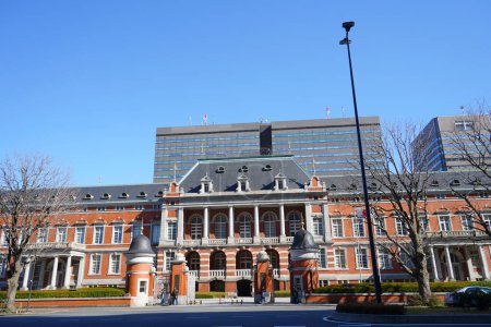 Das alte Gebäude des Justizministeriums, auch bekannt als Rotes Backsteingebäude, ist ein historisches Gebäude im Kasumigaseki-Viertel von Chiyoda, Tokio, Japan