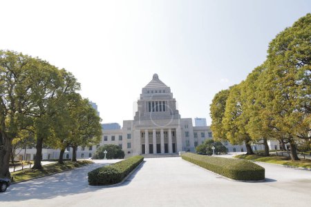 National Diet Building, le bâtiment où les deux maisons de la Diète nationale du Japon se rencontrent, Chiyoda, Tokyo. La législature nationale du Japon