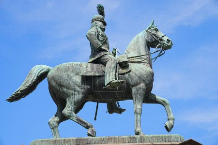 Prince Komatsu Akihito statue at Ueno park in Tokyo.