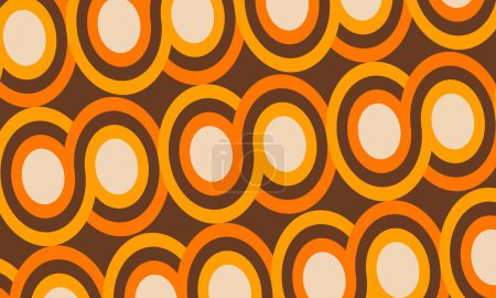 Illustration for Abstract Vintage Retro Aesthetic Background Pattern - Royalty Free Image