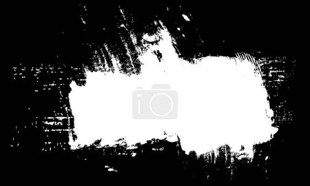 Ilustración de Black white brush stroke texture - Imagen libre de derechos