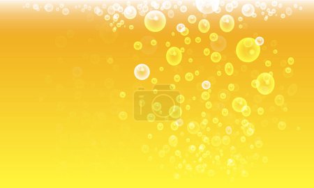 beer foam on a transparent background. beer drink background. vector.