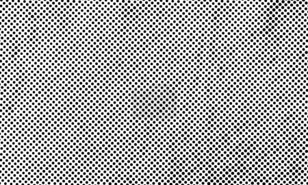 Scalable Vector Newspaper Dotted Halftone Texture Retro Print Overlay with Transparent Background