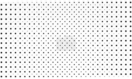 Vector Abstract Gradient Halftone Pattern Staggered Dots Overlay on Transparent Background