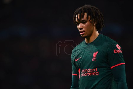 Photo for NETHERLANDS, AMSTERDAM - OCTOBER 26, 2022: Trent Alexander-Arnold. UEFA Champions League match Ajax vs Liverpool - Royalty Free Image