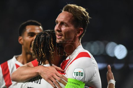 Photo for NETHERLANDS, EINDHOVEN - OCTOBER 27, 2022: Luuk de Jong. The match of UEFA Europa League PSV Eindhoven vs Arsenal London - Royalty Free Image