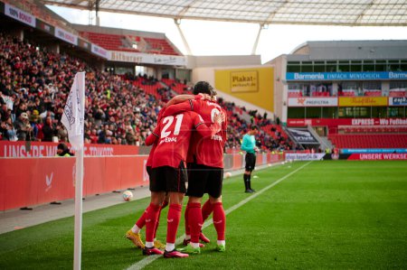 Foto de LEVERKUSEN, GERMANY - 15.01.23: The friendly match FC Bayer 04 Leverkusen vs F.C. Copenhagen at BayArena - Imagen libre de derechos