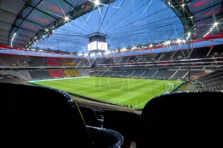 Foto de FRANKFURT, ALEMANIA - 26 MARZO 2024: El amistoso partido de fútbol Alemania - Países Bajos en Deutsche Bank Park - Imagen libre de derechos